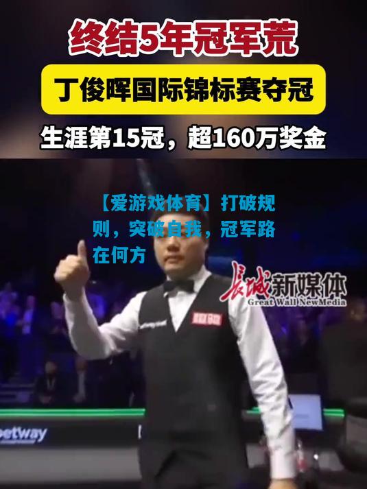 【爱游戏体育】打破规则，突破自我，冠军路在何方